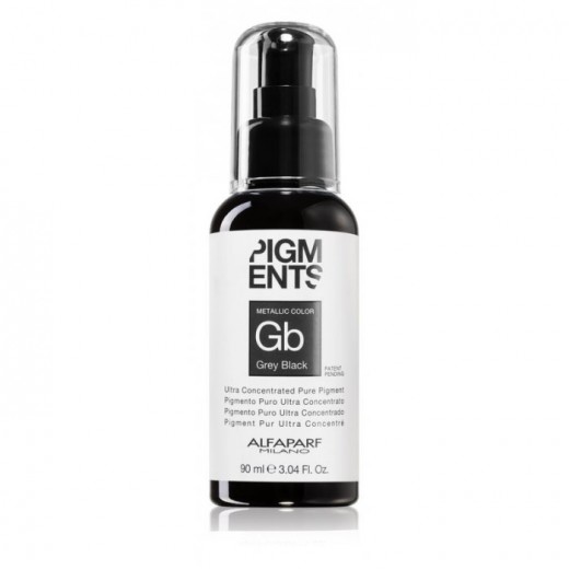 Alfaparf Pigments Metalic Color Grey Black ultrakoncentrált tiszta pigment, 90 ml