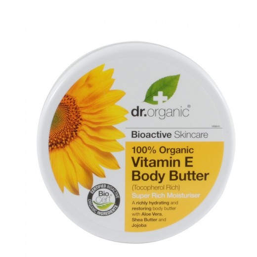 Dr. Organic Bio E-Vitaminos testápoló vaj, 200 ml