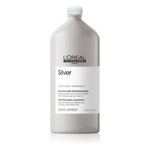 Loreal Professionel Serie Expert Magnesium Silver sampon az ősz és szőke haj hamvasítására, 1,5 l