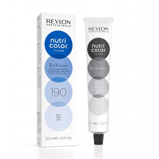 Revlon Nutri Color Creme színező hajpakolás 190 Kék, 100 ml