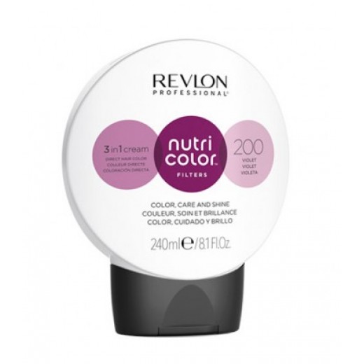 Revlon Nutri Color Creme színező hajpakolás 200 Lila, 240 ml