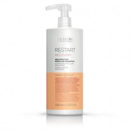 Revlon Professional Restart Recovery hajszerkezet javító micellás sampon, 1000 ml 