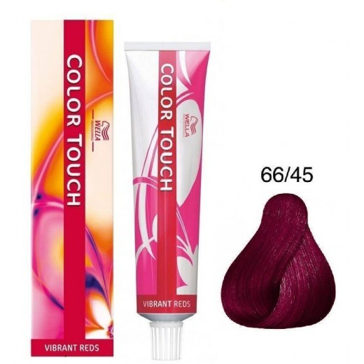 Wella Color Touch Vibrant Red intenzív vörös hajszínező 66/45