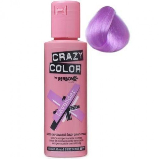 Crazy Color hajszínező krém 100 ml, 54 Lavender